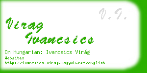 virag ivancsics business card